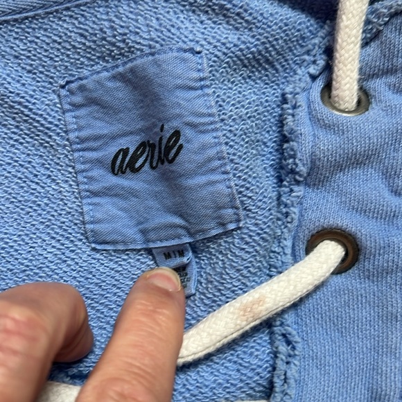 Long Sleeve Bundle- aerie Sweatshirt- Pink 3/4 Zip- American Eagle Knit Sweater - Picture 8 of 8